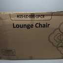 MoNiBloom Folding Reclining Patio Chair, 3-Position Patio Lounger Folding Chairs with Adjustable Backrest and Headrest for Backyard Poolside Lawn, 330lbs Capacity