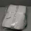 EcoNour Luxury 100% White Turkish Cotton Towel Set 550 GSM 6 Piece Bathroom Towels Set Includes 2 Bath Towels, 2 Hand Towels, 2 Washcloths  Soft, Absorbent, Quick Dry for Bathroom, Spa,Gym & Hotel