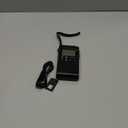 Pocket AM FM Radio with Bluetooth Receives1200mAh Rechargeable Battery Portable Transistor Radio with Best Reception,5W Big Speaker,LCD Screen,Earphone Jack,Support SD Card and USB Player for Jogging (Black)