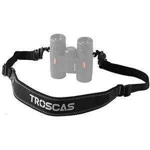 TROSCAS Super Comfort Neoprene Optic Straps | Loop Connectors | Field Repair Buckle | Lightweight | Adjustable Length Neck Straps for Binoculars Cameras (Type 3)