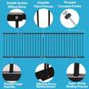 WAOWAO Window Safety Guards for Children Kids Child Toddler Pets Proof Extra Wide Black Tension Security Window Guard Gate for Home Fit 86.61"-111.80" (Black-4 Piece)
