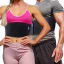 Everyday Medical Broken Rib Brace for Men & Women - Bamboo Charcoal Rib Protector, Post-Surgery Chest Compression Wrap for Cracked, Fractured, Dislocated, Broken or Bruised Ribs - Large (Large (Pack of 1))