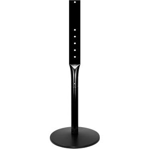 Parking Sign Post 49" Heavy Duty Cast Iron Parking Signs Stand, Movable Sign Stand for Hanging Signs, Black, 20lbs