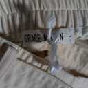 Grace Karin Denim Cream Shorts, Large