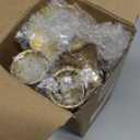 2 Sets(6 Pcs) Brass Gold Metal Taper Candle Holders Candlestick Holders, Vintage Modern Decorative Centerpiece Candlestick Holders for Table Mantel Wedding Housewarming Gift