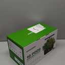 Ahopegarden Indoor Garden Hydroponics Growing System: 10 Pods Plant Germination Kit Herb Vegetable Growth Lamp Countertop with LED Grow Light - Hydrophonic Planter Grower Harvest Lettuce (Black)