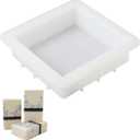 Soap Molds 6 inch Silicone Slab Mold Square DIY Handmade Loaf Mould