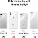 KPV for iPhone SE 2022/3rd/2020/2rd/8/7 Case,3in1/Compatible with MagSafe/with 2X Front Case Protection/Invisible Magnetic Ring Metal Stand/Shockproof Military-Grade Protection(V-Rose Gold,iPhone SE)