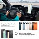 OHLPRO for MagSafe Car Mount Charger, 15W Fast Charging Car Magnetic Phone Holder for Dashboard and Air Vent, Compatible with iPhone 16/15/14/13/12 Series and Magsafe Case