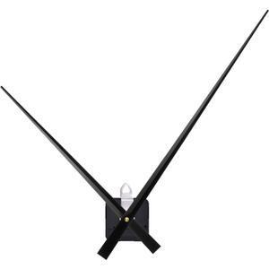 High Torque Clock Movement Mechanism with 17.8 Inch Long Clock Hands (Black)