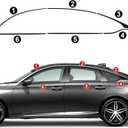 Stainless Steel Window Trim Chrome Delete for Accord 2018-2022 Black Window Trim Blackout Kit