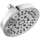 Delta 6-Setting Chrome Shower Head with High Pressure Spray, 6 Inch Round Shower Head, Showerheads, 1.75 GPM Flow Rate, Chrome 52535