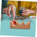 Cabilock Wooden Taco Holder and Sushi Stand - Multi-Function 3-Grid Tortilla Rack for Serving Tacos Sushi Rolls and Hand Rolls in Home or Restaurant