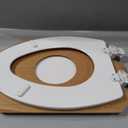 Bemis 1500EC Durable Wooden Toilet Seat, Easy Clean Hinges, Made in USA, Elongated, White