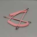 USB C to C Cable 3FT for Car, Coiled USB C Fast Charging Cable for iPhone 17/16/15, 2Pack Type C Cord for iPhone 15/Plus/Pro/Pro Max/Samsung Galaxy S23-Pink