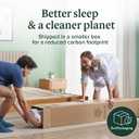 ZINUS 12 Inch Green Tea Memory Foam Mattress [New Version], Full, Fiberglass free, Medium Firm Feel, Zoned Pressure Relief, Certified Safe Foams & Fabric, Mattress in A Box (White)