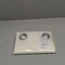 NICETOWN White Sheer Linen Curtains for Living Room 84 inch Length 2 Panels Set, Grommet Semi Sheer Privacy with Light Filtering Flax Window Treatments for Bedroom, W52 x L84