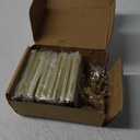 JIW 12 Pack Matte  Gold 3.5 Inch Square Radius Door Hinges