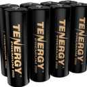 Tenergy Premium PRO Rechargeable AA Batteries, High Capacity 2800mAh NiMH AA Battery, 8 Pack Rechargeable Batteries