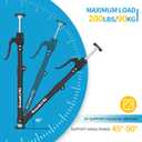 Third Hand Support Pole Heavy Duty, Cabinet Jacks for Installing Cabinets with 200 LBS Capacity and Expand from 23-3/5 to 45-3/10 in, 1-PC