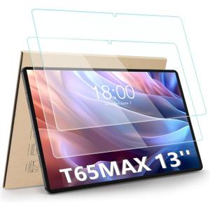 Hianjoo 2-Pack Screen Protector Compatible with TECLAST T65Max 13" Tablet, [HD Clarity] [9 Hardness] [Anti-Scratch] Tempered Glass