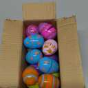 24 Pack Prefilled Easter Eggs with 3D Finger Lights Up Rings Toys Grow in the Dark Great for Kids Girls Boys Easter Basket Stuffers Party Favors Eggs Fillers (Easter)