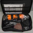 ENERTWIST Oscillating Tool, 4.2 Amp Oscillating Multitool Kit with 5 Oscillation Angle, 6 Variable Speed, 31pcs Saw Accessories, Auxiliary Handle and Carrying Bag, ET-OM-500