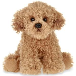 Bearington Caramel Dog Stuffed Animal 6.5 in - Puppy Stuffed Animals - Plush Dog Toys for Kids Goldendoodle Labradoodle