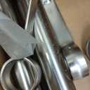 Ivilon Window Curtain Rod End Cap - 1 inch Pole. 120 to 240 Inch. Warm Gold