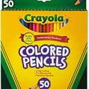 Crayola Colored Pencils - 50 per Pack - 12 Packs per case., 12 CRAYONS