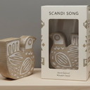 Etched Bird Decor, Pack Of 2