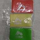 RBX Looped, Latex Free Resistance Bands, three Levels, Light, Medium, Heavy. Toning and Stretch Bands 2 Pack, 6 total bands