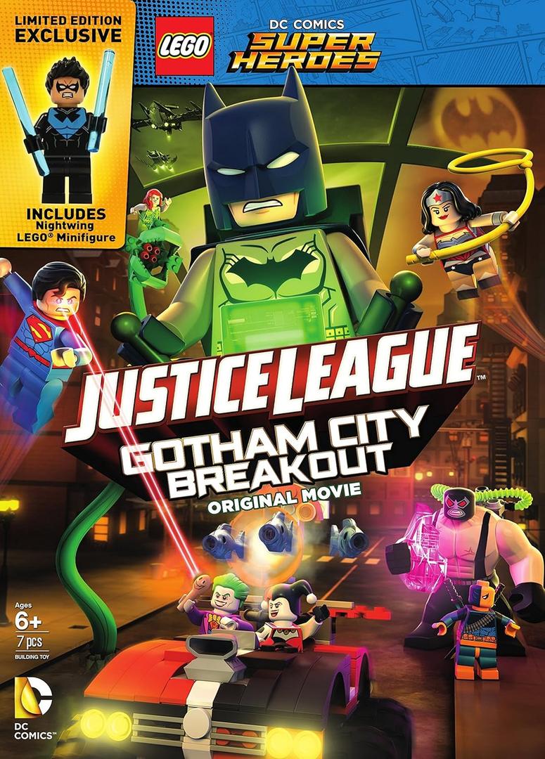 LEGO DC Comics Super Heroes: Justice League: Gotham City Breakout w/Figurine (DVD)