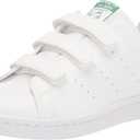 adidas Originals Unisex-Child Stan Smith (End Plastic Waste), White/White/Green, 3