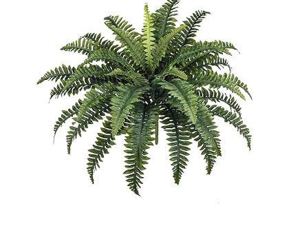 FOREST PRINCE 35" Ferns Artificial Bush Plants Large, Artificial Boston Ferns with 39 Fronds for Outdoors Home Decor