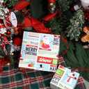 LaRibbons Christmas Wrapping Paper Roll with Cutlines, Polka Dot & Stripe Design with Gift Bow & Ribbons & Tags, Perfect for Christmas, Holiday Party, 30 Inch X 10 Feet (4Rolls, 100 sq.ft.ttl.)