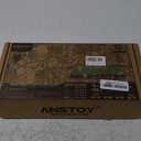 Anstoy Electric Gel Gun Blaster, HighSpeed AKM47 Gelfire Blaster for Orbeez with Eyewear, Splatter Ball Toys for Outdoor Shooting Game Party Gift Ages 14 & Up, Yellow