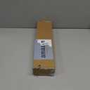 KAMANINA Silver Curtain Rods for Windows 48 to 84 Inch(4-7ft), 1 Inch Single Heavy Duty Window Curtain Rod Adjustable Decorative Drapery Rods with Marble Ends