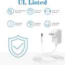 Baby Swing Power Cord for Maxi COSI, Jaoul, Larex, Kids View, Soo Baby, Go Panda, Ixdregan, Harpa, Quee Rick, Boli Long, Riviplou, 6V Wall Plug for Swing, 6.7Ft Charging Cable (for 6V Other Swing)