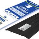 5''W x 1/4''H x 36''L - Commercial Aluminum Door Threshold(Matte Black Anodized)- Door Saddle- ADA accessible Barrier Free- Fire Rated- Door Thresholds for Exterior Doors, B303A