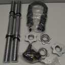 A2ZCARE Standard Dumbbell Handles, 1 inch Dumbbell Handles, Adjustable Dumbbells Handles 1 inch Pair Fit Weight Plate 1 inch - Multiple Options 14 to 24 inch