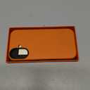 SHIELDON Genuine Leather Case for iPhone 17 6.3 Inch 2025 | Compatible with Magsafe, Updated Camera Button, Magnetic Wireless Charging, Anti-Scratch, Shockproof, Protective Phone Cover - Orange