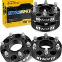 Dynofit 1.5 inch 6x5.5 Wheel Spacers for Chevy Silverado GMC Sierra 1500 Yukon XL Avalanche,4pcs 6x139.7 M14x1.5 Studs 78.1mm Bore Hubcentric Forged Spacer for Tahoe Escalade K1500 Suburban