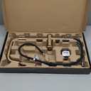 KRAUS Urbix Industrial Pull-Down Single Handle Kitchen Faucet in Brushed Gold, KPF-3126BG