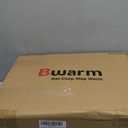 Bwarm Waterproof Heated Mattress Pad, ETL Certified Bed Warmer with Memory Function 9 Heat Settings, 112 Hours Auto Off Deep Pocket, Machine Washable, White Full