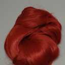 Red Curly Wig, Max Beauty Red Mermaid Cosplay Wigs for Woman with Starfish Hair Clips, Adult Long Hair Daily Wig Heat Resistant Synthetic Fiber for Halloween for Cosplay for Christmas (Red 1)