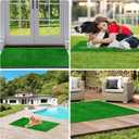 Artificial Grass, Large Artificial Turf, Synthetic Grass Mat Training Pad for Small/Medium/Large Dogs, Fake Grass Rug with Drainage Holes, Indoor Outdoor Rug Patio Lawn Decoration (3.28'x4.92')