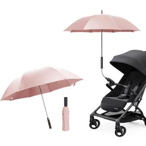 Universal Baby Stroller Umbrella Bicycle Umbrella 210T Water-resistant Polyester ​360° Adjustable Shade