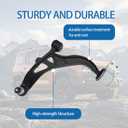 Front Left and Right Lower Control Arm Fit for Ford Explorer 2011-2019, for Police Interceptor Utility 2013-2019, and Ball Joints Assembly, Replace K622215 K622216-2pcs