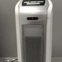 Lasko Oscillating Ceramic Tower Space Heater for Home with Overheat Protection, Timer, 22.5 Inches, Silver, 1500W, 5775